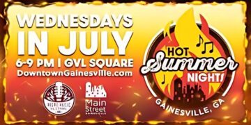 Gainesville’s Hot Summer Nights Concert Series Kicks-off Tonight