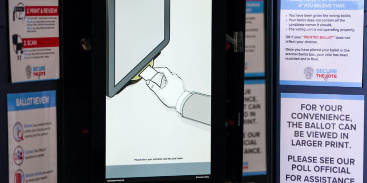 Voter Claims Vote Change on Machine at Whitfield County Early Voting Site