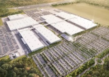 Electric vehicle company Rivian breaks ground on factory expected to create 7500 jobs