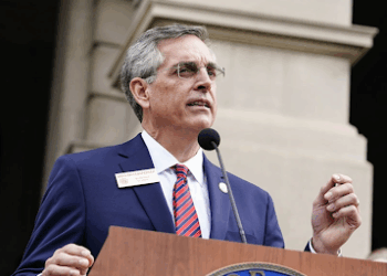 Secretary of State Brad Raffensperger announces run for governor