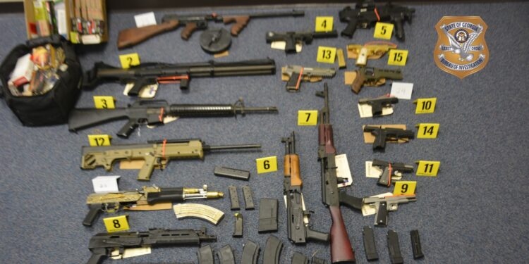 Six Arrested, 28 Guns Seized In Southeast Georgia Drug Probe